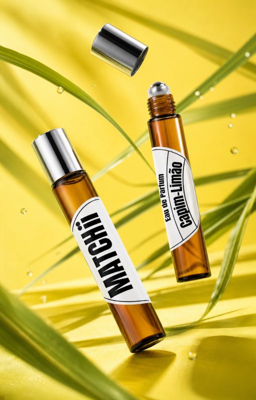 O capim-limão domina a composição com seu frescor aromático vibrante, criando uma aura revigorante que acalma e estimula ao mesmo tempo — a sensação de banho tomado, de pele limpa e respiração livre.