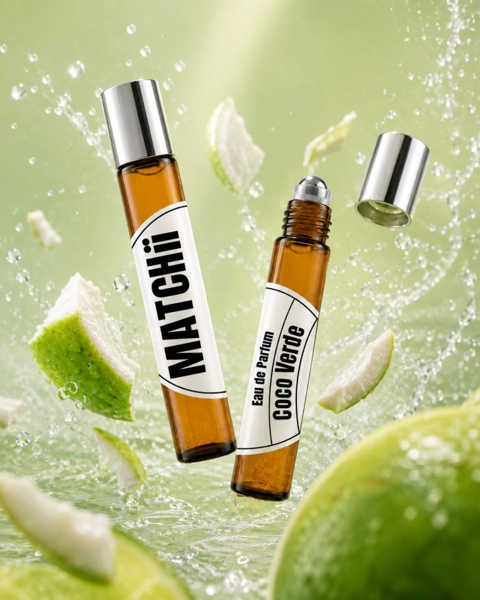 Coco Verde é um perfume roll-on sem álcool, vegano e natural, com uma fragrância fresca, doce e acolhedora — um toque tropical perfeito para dias quentes ou para uma rotina leve e cheia de bem-estar.